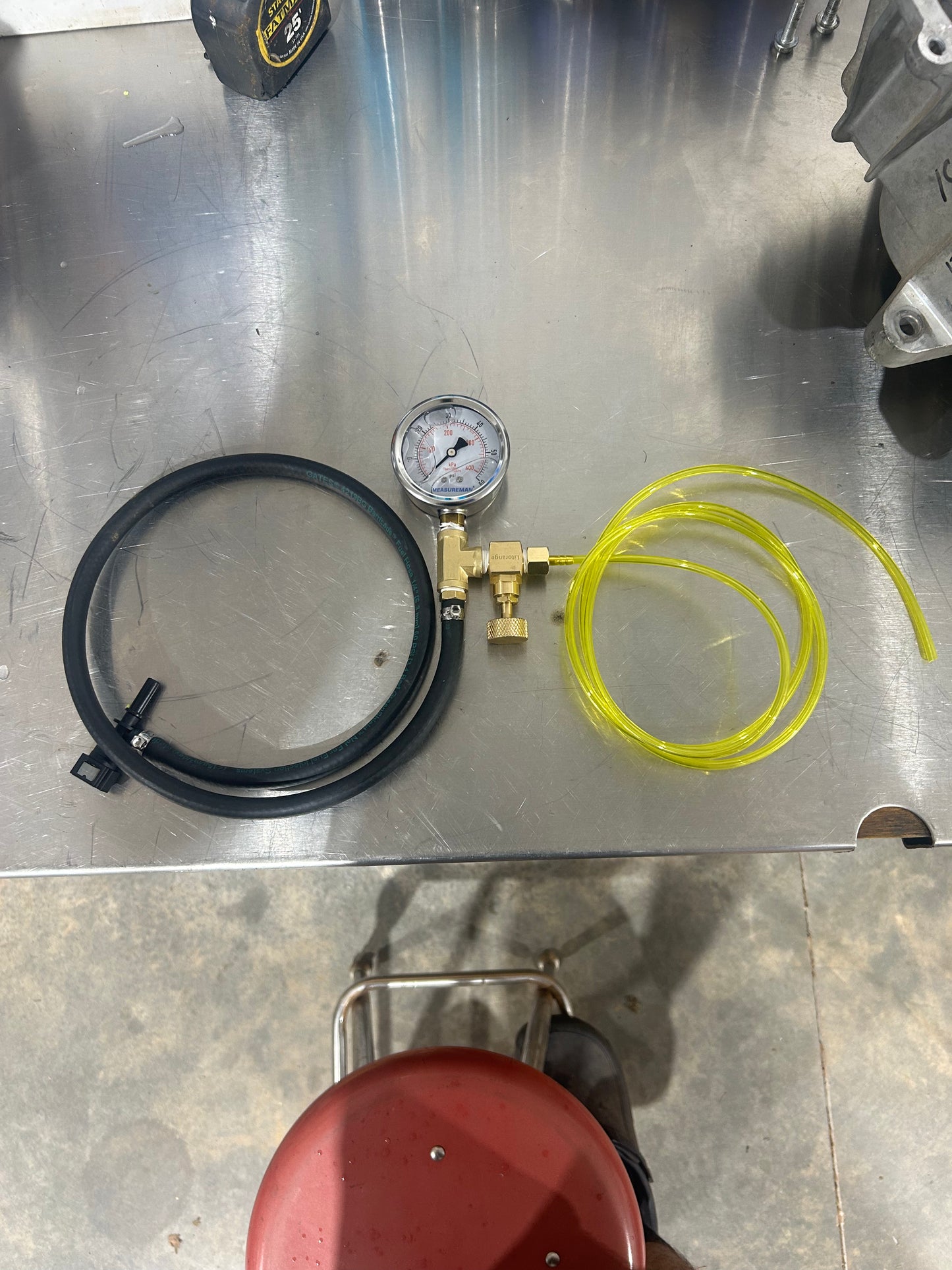 Off-Road Revival Kawasaki Fuel Pressure Tester with Bleed Valve