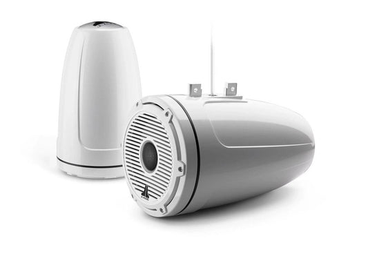 JL Audio M6-880ETXv3-Gw-C-GwGw 8.8" Marine Tower Speakers – White Classic Grille