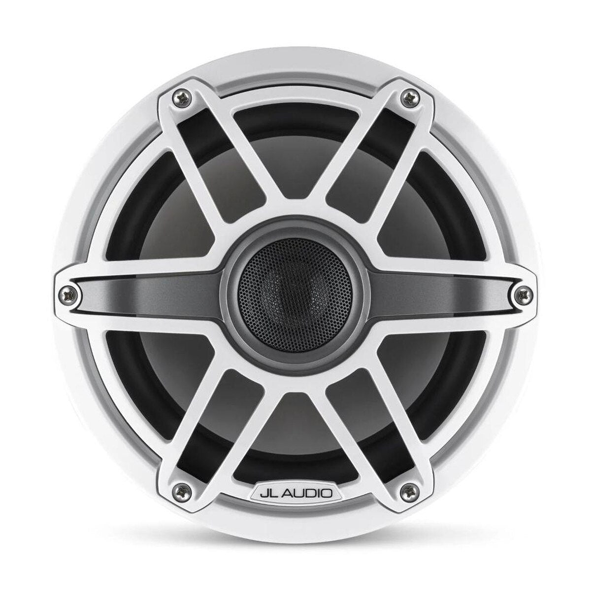 JL Audio M6 8.8-inch gloss white Sport Grille detail