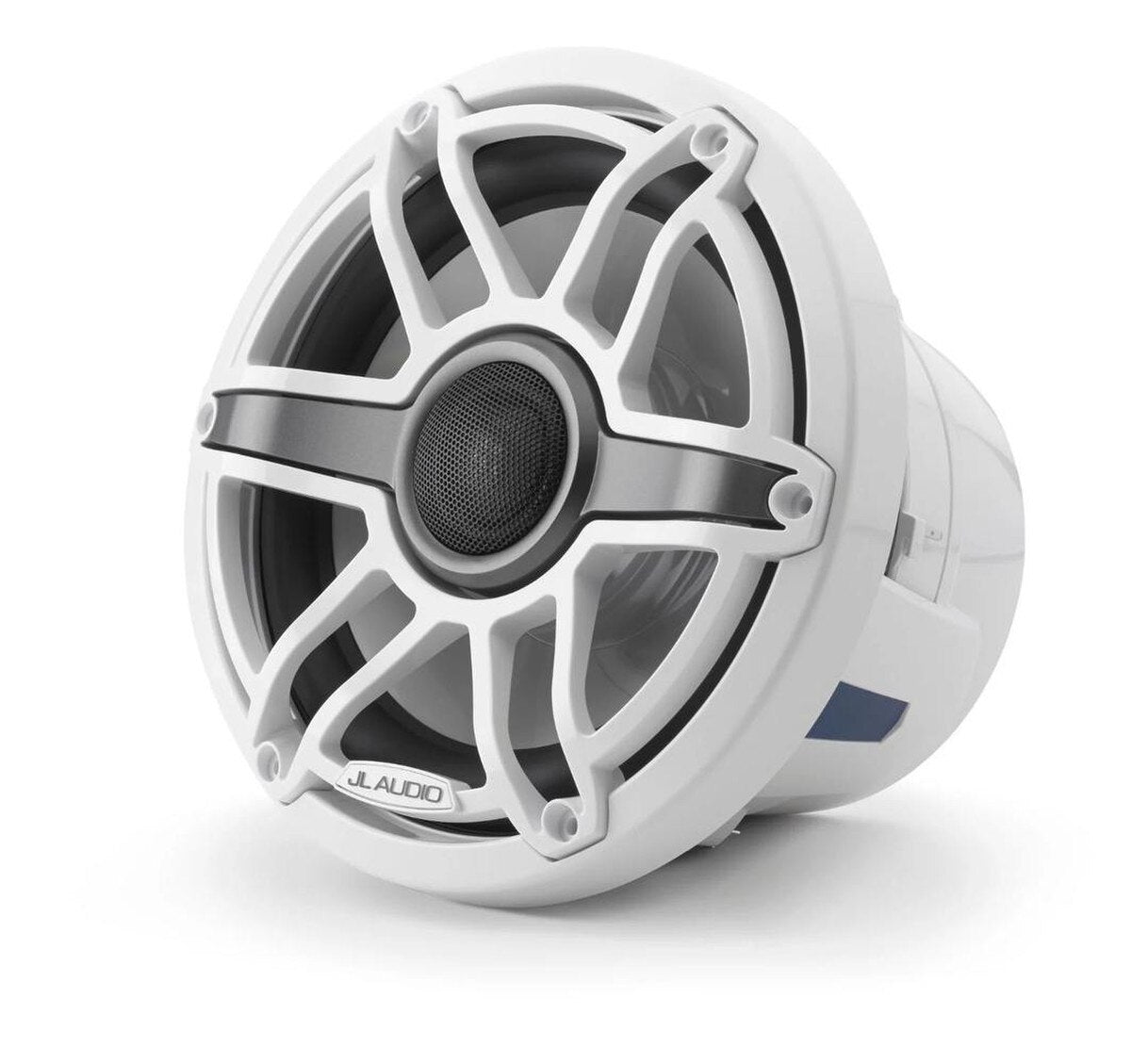 JL Audio M6-880X-S-GwGw 8.8" Marine Coaxial Speakers – Gloss White Sport Grille