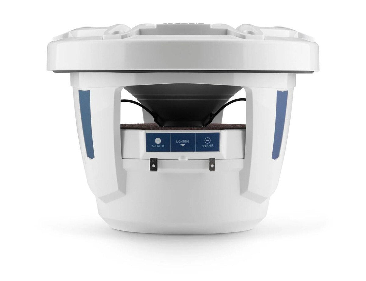 JL Audio M6-880X-S-GwGw 8.8" Marine Coaxial Speakers – Gloss White Sport Grille